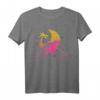 Retro Ozean Tier Palmen Halbmond Vaporwave Schildkröte T-Shirt – Trendiges Design für Tierliebhaber und Vaporwave Fans