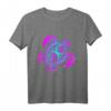 Buntes Taucher T-Shirt mit Schildkröte im Tribal Stil – Perfektes Geschenk für Taucher, Schnorchler & Freitaucher im Sommer