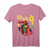 Kinder T-Shirt zum 4. Geburtstag mit Schildkröte & Go-Kart - Perfekt für kleine Geburtstagskinder, Jungen und Mädchen