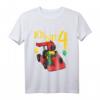 Kinder T-Shirt zum 4. Geburtstag mit Schildkröte & Go-Kart - Perfekt für kleine Geburtstagskinder, Jungen und Mädchen