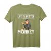 Schimpanse Affe T-Shirt – Perfektes Geschenk für Tierliebhaber, Zoowärter & Affenfans zu Weihnachten & Geburtstag