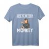 Schimpanse Affe T-Shirt – Perfektes Geschenk für Tierliebhaber, Zoowärter & Affenfans zu Weihnachten & Geburtstag