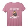Schimpanse Affe T-Shirt – Perfektes Geschenk für Tierliebhaber, Zoowärter & Affenfans zu Weihnachten & Geburtstag