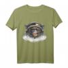 Schimpansen Astronaut im Weltraum - Lustiges Sci-Fi T-Shirt für Liebhaber von Kosmos und humorvollen Geschenken