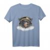 Schimpansen Astronaut im Weltraum - Lustiges Sci-Fi T-Shirt für Liebhaber von Kosmos und humorvollen Geschenken