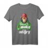 Affe Schimpanse Choleriker Geschenk T-Shirt - Witziges Tiermotiv für Impulsive und Humorvolle