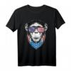 4. Juli Monkey American Flag T-Shirt – Lustiges patriotisches Affen-Design für Unabhängigkeitstag, Paraden & Geschenke
