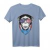 4. Juli Monkey American Flag T-Shirt – Lustiges patriotisches Affen-Design für Unabhängigkeitstag, Paraden & Geschenke