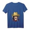 Damen Schimpanse Farmer T-Shirt mit V-Ausschnitt - Lustiges Geschenk für Tierliebhaber, Landwirte & Schimpansen-Fans zu Weihnachten & Geburtstag