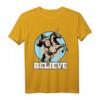 Believe Schimpanse reitet Einhorn – Fantasievolles T-Shirt mit Freundschaft, Hoffnung und positiver Botschaft