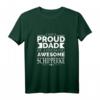 Proud Dad of Awesome Schipperke Hundebesitzer T-Shirt - Lustiges Geschenk für Hundeliebhaber, Hundeväter & Hundeeltern zu Geburtstagen, Weihnachten & besonderen Anlässen