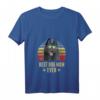 Damen Schipperke Beste Hundemutter aller Zeiten Retro Sonnenuntergang V-Ausschnitt T-Shirt – Strand- & Urlaubs-Vibe für Hundeliebhaber