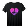 Schlange Herz Geschenk für Mädchen, Jugendliche und Frauen - Stylisches Tiermotiv T-Shirt für besondere Anlässe