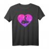 Schlange Herz Geschenk für Mädchen, Jugendliche und Frauen - Stylisches Tiermotiv T-Shirt für besondere Anlässe