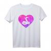 Schlange Herz Geschenk für Mädchen, Jugendliche und Frauen - Stylisches Tiermotiv T-Shirt für besondere Anlässe