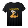 Bananaconda Schlange als Banane - Lustiges Reptilien T-Shirt für Schlangenliebhaber, Tierfreunde & exotische Tierfans, perfekte Geschenkidee zu Weihnachten & Geburtstag