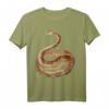 Boa Schlange T-Shirt - Buntes Exotisches Tier Design im Cartoon Vintage Style, Perfekt als Geschenk für Tierliebhaber, Safari & Reptilien Fans