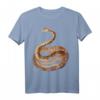 Boa Schlange T-Shirt - Buntes Exotisches Tier Design im Cartoon Vintage Style, Perfekt als Geschenk für Tierliebhaber, Safari & Reptilien Fans
