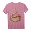 Boa Schlange T-Shirt - Buntes Exotisches Tier Design im Cartoon Vintage Style, Perfekt als Geschenk für Tierliebhaber, Safari & Reptilien Fans