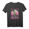 Nur ein Mädchen, das Schlangen liebt - Süße Schlange T-Shirt für Frauen, Schlangenliebhaberinnen & Tierfans