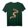 Schlange Abgottschlange T-Shirt - Klassisch geschnitten mit doppelt genähtem Saum für Tierliebhaber und Reptilienfans