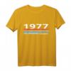 Vintage Retro Streifen 1977 - 43. Geburtstag Geschenk Jahr der Schlange T-Shirt