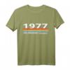 Vintage Retro Streifen 1977 - 43. Geburtstag Geschenk Jahr der Schlange T-Shirt