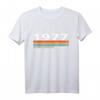Vintage Retro Streifen 1977 - 43. Geburtstag Geschenk Jahr der Schlange T-Shirt