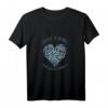 Nur Ein Mädchen Das Schlangen Liebt Herz T-Shirt - Ausgefallenes Design für weibliche Schlangen-Fans