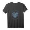 Nur Ein Mädchen Das Schlangen Liebt Herz T-Shirt - Ausgefallenes Design für weibliche Schlangen-Fans