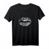 Damen Schlangen Lippen Schlange Schuppen Haut T-Shirt – Trendiges Animal Print für Tierliebhaberinnen und Reptilienfans, perfektes Geschenk