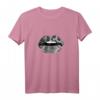 Damen Schlangen Lippen Schlange Schuppen Haut T-Shirt – Trendiges Animal Print für Tierliebhaberinnen und Reptilienfans, perfektes Geschenk