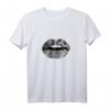 Damen Schlangen Lippen Schlange Schuppen Haut T-Shirt – Trendiges Animal Print für Tierliebhaberinnen und Reptilienfans, perfektes Geschenk