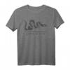 Flagge Join or die Schlange Franklin T-Shirt - Patriotisches Geschenk zum 4. Juli, Unabhängigkeitstag & Veteranen