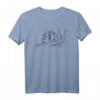 Schnecke - One Line Drawing T-Shirt | Lustiges Tiermotiv für Sport & Freizeit