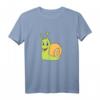 T-Shirt mit Schnecke für Damen, Herren und Kinder – Klassisch geschnitten, doppelt genäht, bequem & langlebig