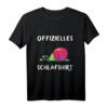Offizielles Schlafshirt mit Schnecke – Bequemes Pyjama T-Shirt für erholsamen Schlaf & perfekte Geschenkidee für Langschläfer und Morgenmuffel