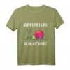 Offizielles Schlafshirt mit Schnecke – Bequemes Pyjama T-Shirt für erholsamen Schlaf & perfekte Geschenkidee für Langschläfer und Morgenmuffel