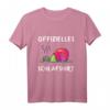 Offizielles Schlafshirt mit Schnecke – Bequemes Pyjama T-Shirt für erholsamen Schlaf & perfekte Geschenkidee für Langschläfer und Morgenmuffel