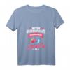 Damen Never Underestimate A Woman With Snails Geschenk Schnecken T-Shirt mit V-Ausschnitt – Lustiges Tiermotive Shirt für Schneckenliebhaberinnen