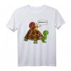 Schnecke Reitet Auf Schildkröte Kinder T-Shirt für Mädchen und Jungen – Lustiges Tiermotiv für Kids