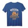 Lustiges Schnecken T-Shirt für Damen & Herren - Die verrückte Schnecken Lady, perfektes Geschenk für Schneckenliebhaber