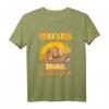 Best Snail Dad Ever Schnecke Papa T-Shirt – Lustiges Geschenk für Vatertag, Schneckenliebhaber und Tierfans