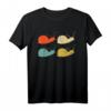 70er 80er Retro Schnecken T-Shirt - Vintage Geschenk für Damen, Herren & Kinder, Perfekt für Geburtstag & Weihnachten