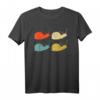 70er 80er Retro Schnecken T-Shirt - Vintage Geschenk für Damen, Herren & Kinder, Perfekt für Geburtstag & Weihnachten