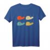 70er 80er Retro Schnecken T-Shirt - Vintage Geschenk für Damen, Herren & Kinder, Perfekt für Geburtstag & Weihnachten