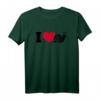 I Love Schnecke T-Shirt mit Herz – Niedliches Tierdesign für Schneckenfans und Tierliebhaber