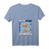 Damen & Kinder Schnecke T-Shirt mit V-Ausschnitt – Lustiges Schnecken Outfit als Geschenk für Schneckenliebhaber