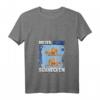Damen & Kinder Schnecke T-Shirt mit V-Ausschnitt – Lustiges Schnecken Outfit als Geschenk für Schneckenliebhaber