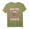 Snail Mom Schnecken Mama Geschenk T-Shirt - Lustiges Tiermotiv für Schneckenliebhaber und Sammler